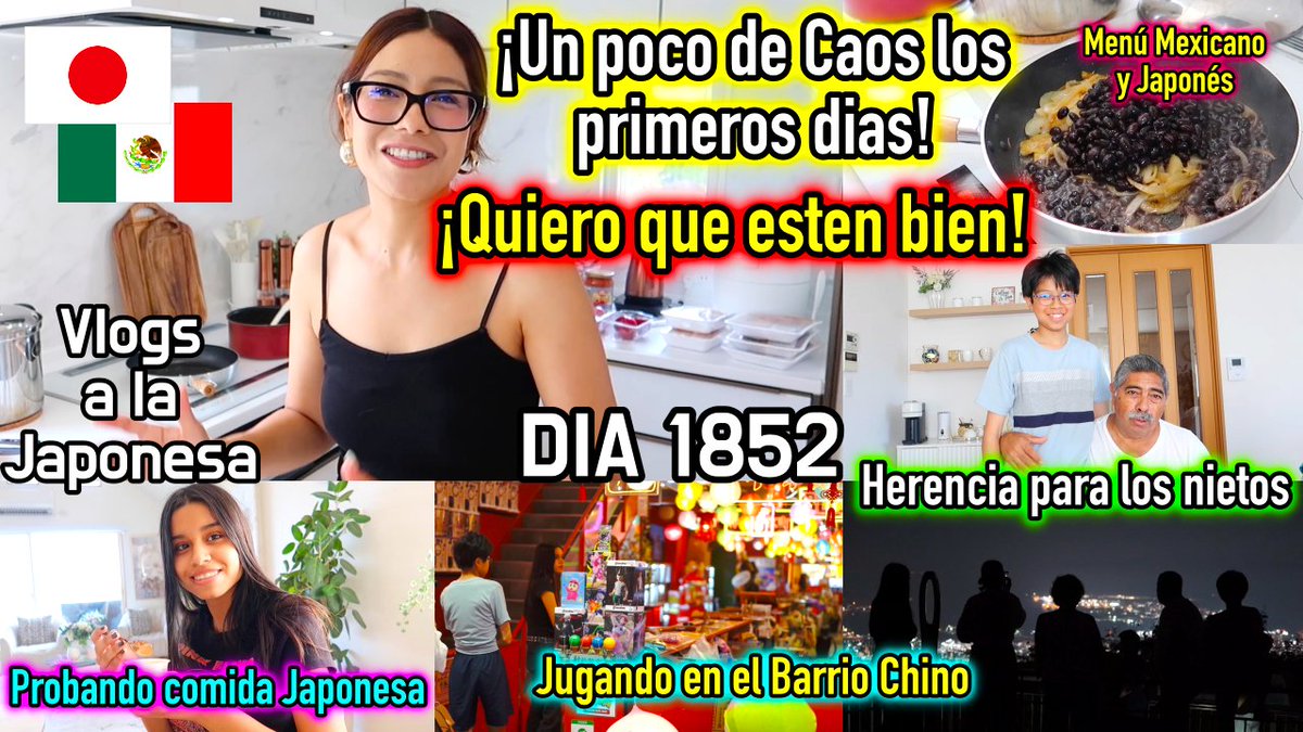 SanRuti's tweet photo. Amigos hoy también tenemos VIDEO NUEVO en el Canal, gracias por disfrutarlos con nosotros, besos enormes.

✨Un CAOS HERMOSO los Primeros Días 😂 + Siguen Probando Cosas Nuevas 🇲🇽🇯🇵 JAPÓN - Ruthi San ♡✨

🔛 https://t.co/ieRYwLRBbr

#japon #vlogs #vidadiaria #mexicanos #japon https://t.co/vGr7T8JejG