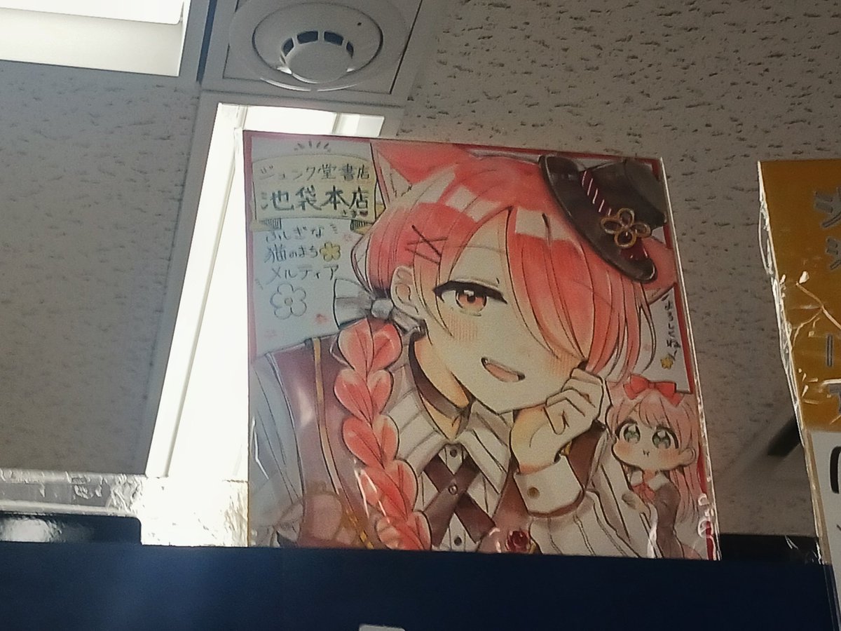 ジュンク堂書店池袋本店さんの猫メル掲示関連(7/28 20:30現在) ・個展