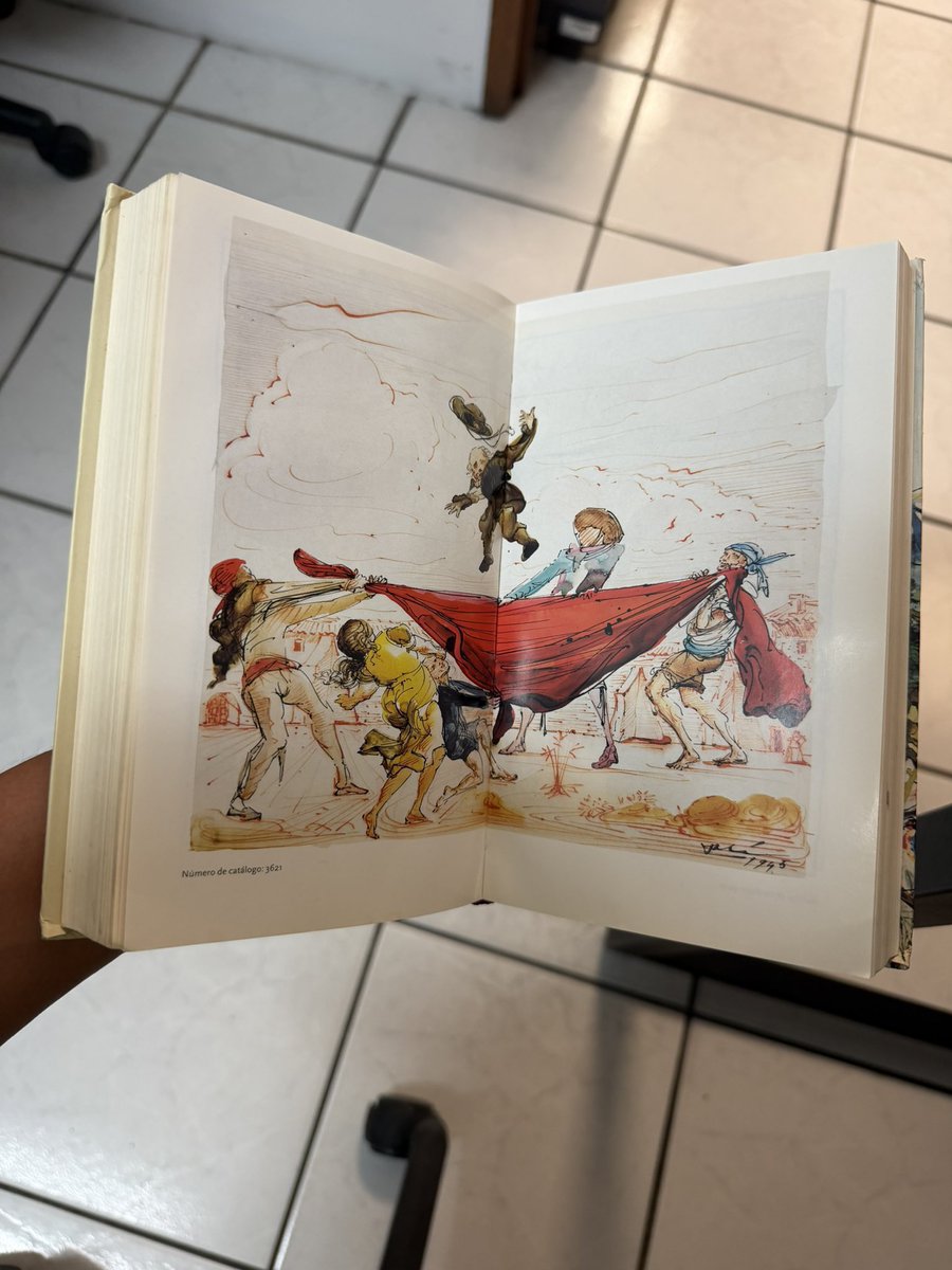 gojauregui's tweet photo. El Quijote ilustrado por Dalí. https://t.co/w3yarDpu10
