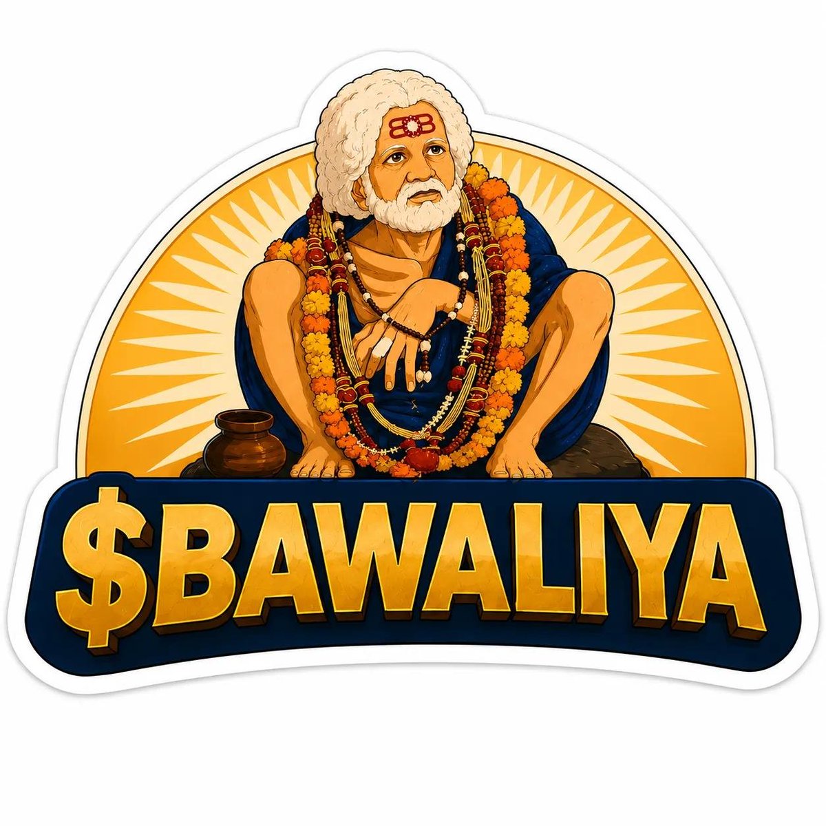 Bawaliya_baba's tweet photo. They said memecoins are just jokes. Baba said: let them laugh. The devoted don't need permission to believe. ๐๏ธ #BAWALIYA https://t.co/LialHbnXov