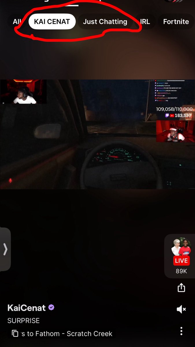 Steveox6o's tweet photo. This mf Kai really run twitch 😭 https://t.co/ZNBavy97wa
