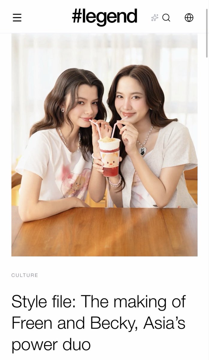 officialFBUS's tweet photo. #ฟรีนเบค #FreenBecky
#srchafreen #beckysangels

“Together, Freen and Becky haven't just starred in hit dramas; they have permanently rewritten the playbook for queer media visibility, proving that authentic representation can captivate the entire world.” 🤍🌈

(Via Hashtag Legend)

📍https://t.co/xbK0wAsvRi