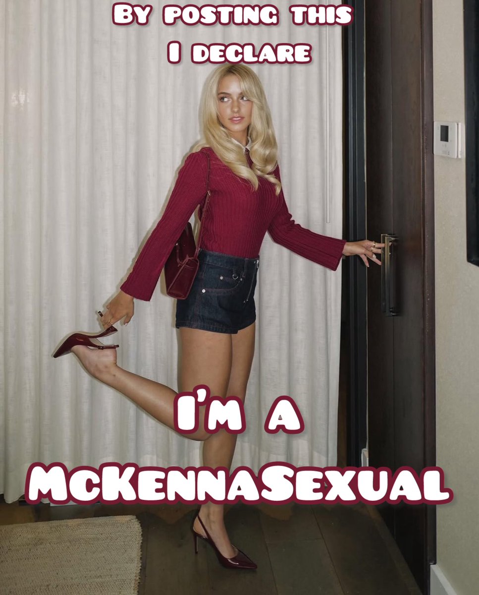 IGoon4Mckenna's tweet photo. Do you have what it takes to be a Mckennasexual gooner? 

Let’s see.. 🤭

#gooner #mckennasexual #faceporn #brat #mckennagrace #freak #beta #gooncaptions #captions https://t.co/FS0GvGxWeU