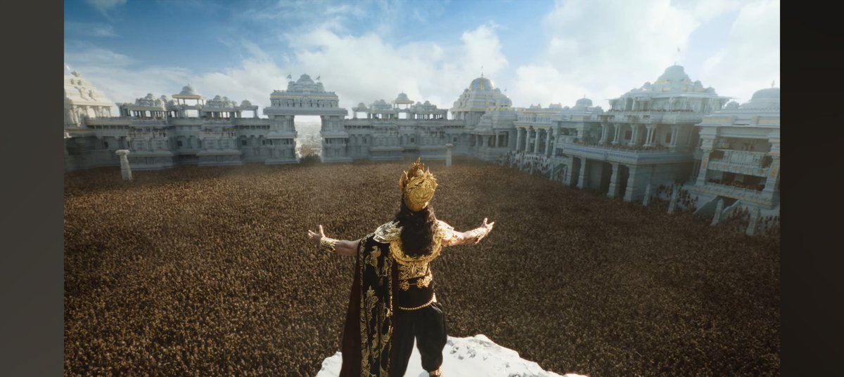 lostinchaossss's tweet photo. Looks like Marble Ki Lanka, not Sone Ki Lanka

#Ramayana https://t.co/9N6s0xUjET