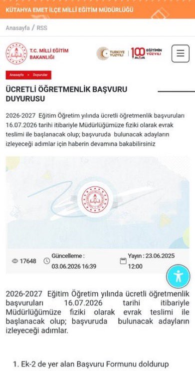 AbdullahDamar27's tweet photo. Öğretmenliğin itibarını en fazla zedeleyen MEB’dir!
Kamuoyunda “Ücretli öğretmenlik” olarak bilinen ama yönetmelikte ek ders karşılığında öğretmen görevlendirilmesi süreci başladı.
MEB, yüz bine yakın norm kadro açığını kapatmanın çaresini asgari ücret seviyesinde maaşlarla görevlendirme yapmakta buluyor!
Bu süreçte boş bulunan öğretmenlik kadrolarına sadece öğretmenler değil, ön lisans mezunları da dahil olmak üzere bütün üniversite mezunları başvurabiliyor!
Böyle bir rezalet dünyanın neresinde görülmüştür!
Sadece ek ders ücreti karşılığında öğretmen görevlendirilmesi uygulaması bile bir milli eğitim bakanının istifası için yeterlidir! 
#YusufTekinİstifa