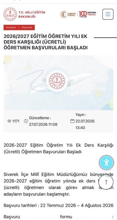 AbdullahDamar27's tweet photo. Öğretmenliğin itibarını en fazla zedeleyen MEB’dir!
Kamuoyunda “Ücretli öğretmenlik” olarak bilinen ama yönetmelikte ek ders karşılığında öğretmen görevlendirilmesi süreci başladı.
MEB, yüz bine yakın norm kadro açığını kapatmanın çaresini asgari ücret seviyesinde maaşlarla görevlendirme yapmakta buluyor!
Bu süreçte boş bulunan öğretmenlik kadrolarına sadece öğretmenler değil, ön lisans mezunları da dahil olmak üzere bütün üniversite mezunları başvurabiliyor!
Böyle bir rezalet dünyanın neresinde görülmüştür!
Sadece ek ders ücreti karşılığında öğretmen görevlendirilmesi uygulaması bile bir milli eğitim bakanının istifası için yeterlidir! 
#YusufTekinİstifa
