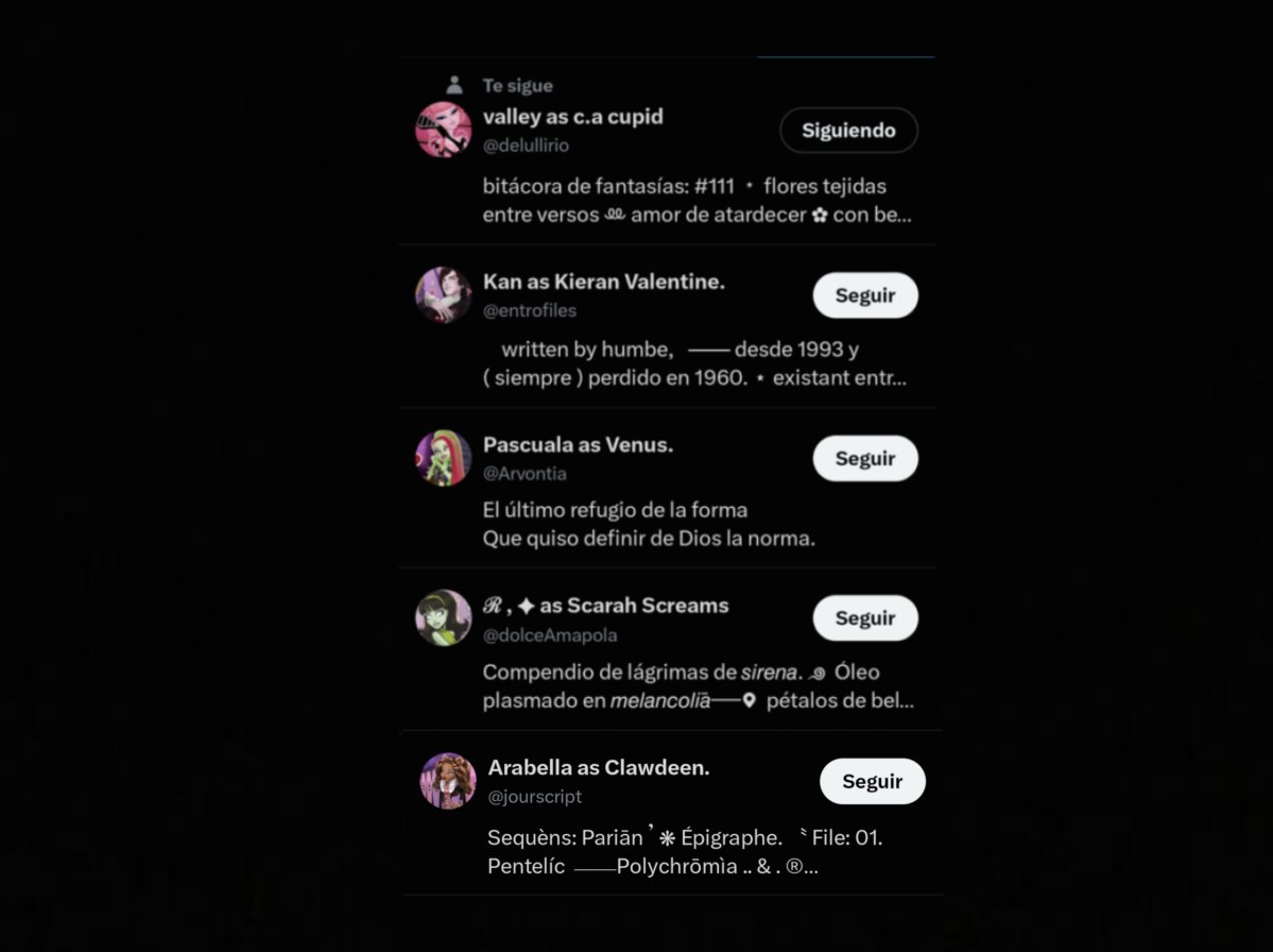 snupicitos's tweet photo. por primera vez me visito un grupito i fueron las monster high que bonito ☹️ https://t.co/x0O5as5gYr