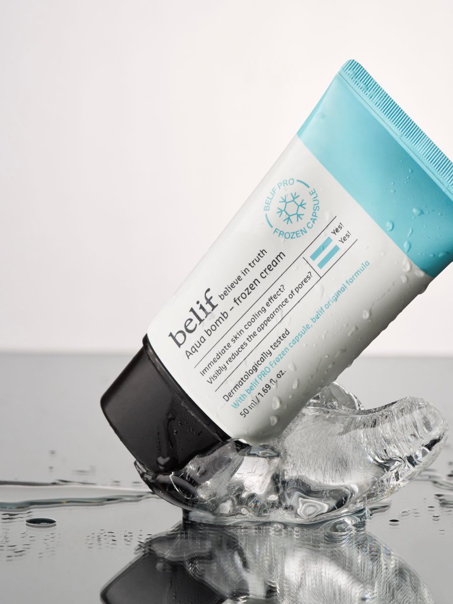 belifusa's tweet photo. Your skin deserves a little TLC after long days in the sun. ☀️💙

Aqua Bomb Frozen Cream helps soothe skin while delivering 3X hydration through innovative PRO Frozen Capsules that melt into skin. The result? Skin that looks calmer, smoother, and visibly more radiant. https://t.co/lBnzNUGZsr