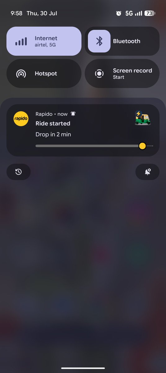 ankitmehra39's tweet photo. Hey @rapidoapp_ this notification during the ride doesn't go away even after dismissing this 10 times. Pls fix. https://t.co/7NRKGFjzNL