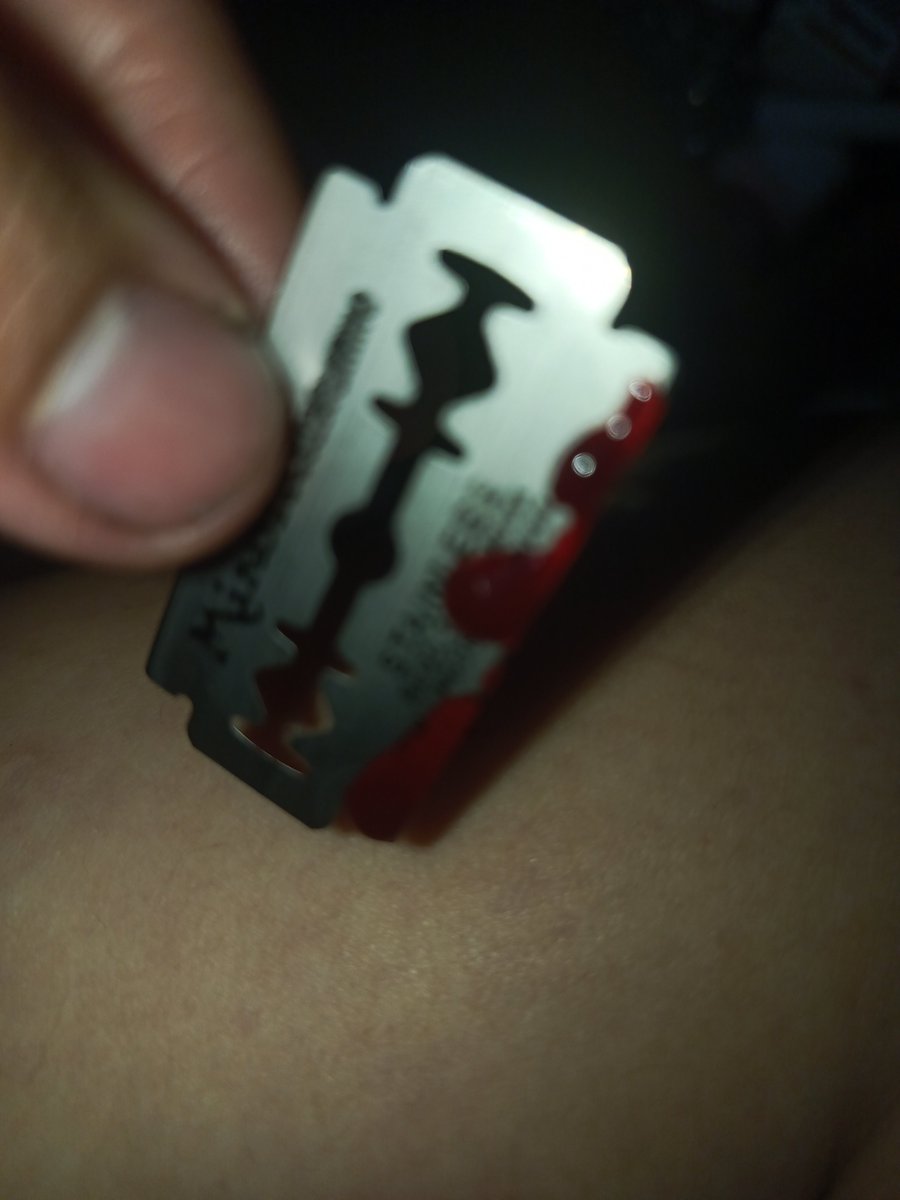 Layla7063's tweet photo. This is what happens when the person you love breaks your heart every day with their insecurities...
Fake blood; it's not real.
#sfx https://t.co/7gXmybTFSu