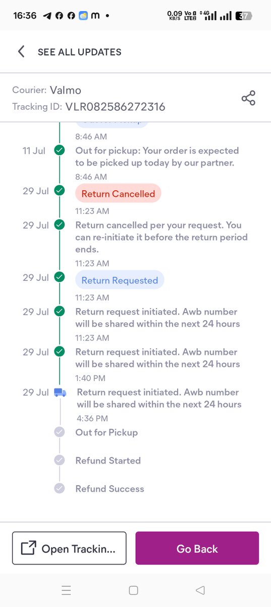 Arpit_offical39's tweet photo. Now the return request option has completely vanished! Multiple complaints &amp; CS calls, but NO help. Is this how you treat customers?
​Order ID: 301764052324457984
Fix this and refund my money immediately! @meesho_support #ConsumerHelpline #Meesho @consumercourtin https://t.co/fFNp5STrDV