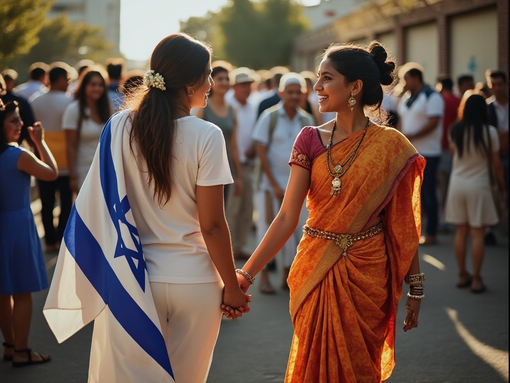 YossiGoldstein8's tweet photo. India is one of the only countries, if not the only country, where Jews were never persecuted. 

That's why the Jewish people will always stand with India.

Our destiny is one, and our bond will be forever. ❤️ https://t.co/c6XYJc9Bc0