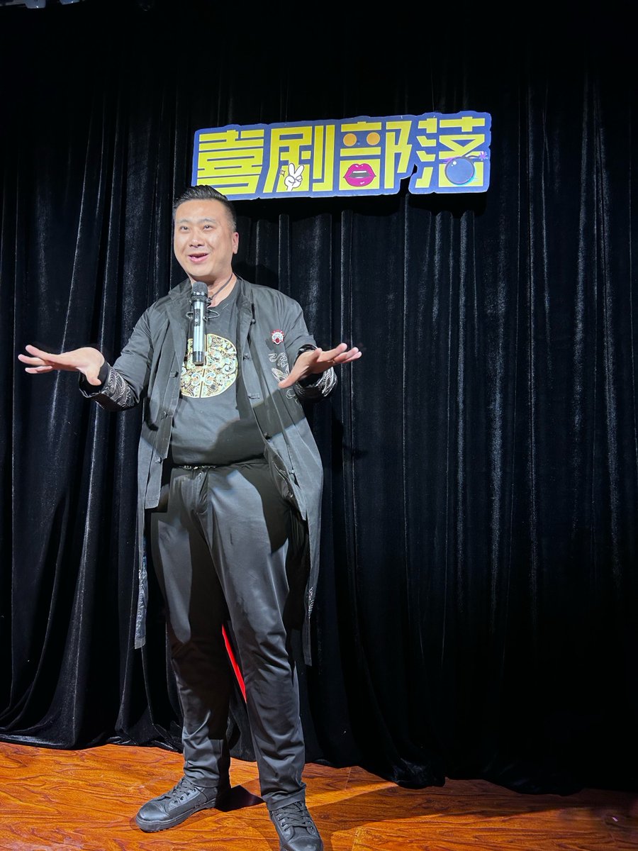 ConchitaStln's tweet photo. Just finished my first live stand-up set and… the only thing louder than my jokes was my stage fright sweat dripping into my mic.  #ComedyNight #LiveShow https://t.co/wPZ07FCXl7
