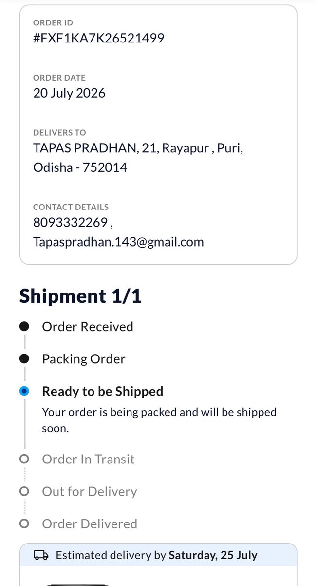 tapas_143's tweet photo. Shame on @EurekaForbes! You promised delivery by 25th July, but it’s still not delivered. it’s the same story complaints raised, escalations, apology, and ZERO action. Is this how you treat customers after taking their money? Completely irresponsible and unprofessional. https://t.co/fL9xD0gG26