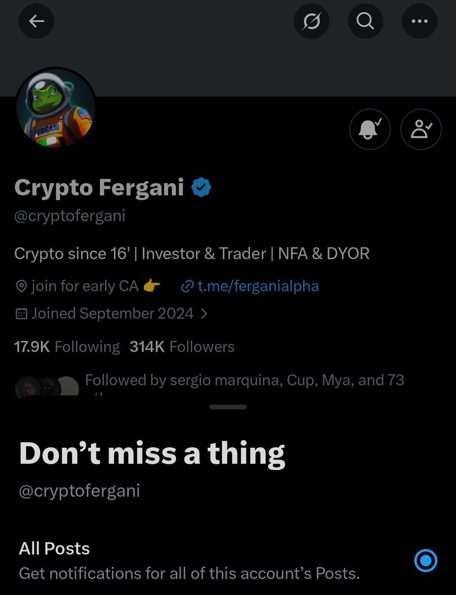 Jahdeen0's tweet photo. @cryptofergani 95MgMmX5m2DgriUYjzBWhJoxWGLcuP4TwBVpc4zRiPER https://t.co/UUI1z5nGFG