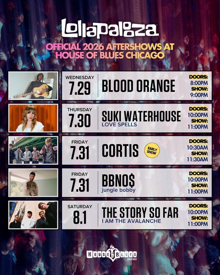 cortis_thailand's tweet photo. [🔔] ติดตามรับชม #CORTIS ในงาน 2026 Lollapalooza Chicago 
 
Aftershows 2026 Lollapalooza Grant Park, Chicago  (EARLY  SHOW)
🗓️ 31 กรกฎาคม 2569
🕝 เวลา  23.20  น. (เวลาไทย)
📍 House of Blues Chicago

 Lollapalooza Chicago 2026 
📅  2 สิงหาคม 2026
🕐 เวลา 02:55–03:45 น. (เวลาไทย)
📍 T-Mobile Stage Chicago
📹  รับชมผ่าน Disney+ และ Hulu

#cortis #코르티스