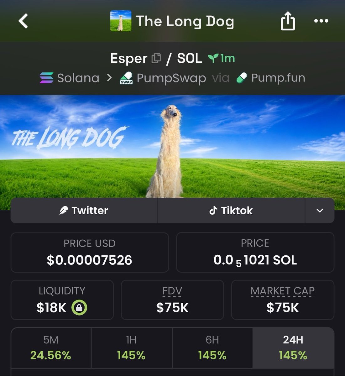 Caller_Gems004's tweet photo. 25x profit up from my tg on $Esper

YQeotme2UUmvSqvrCS6BgKP4SwvAL8WMVPh8KAvpump

#Solana #Solanamemecoins #Memecoin https://t.co/YWCv2ZAfsc