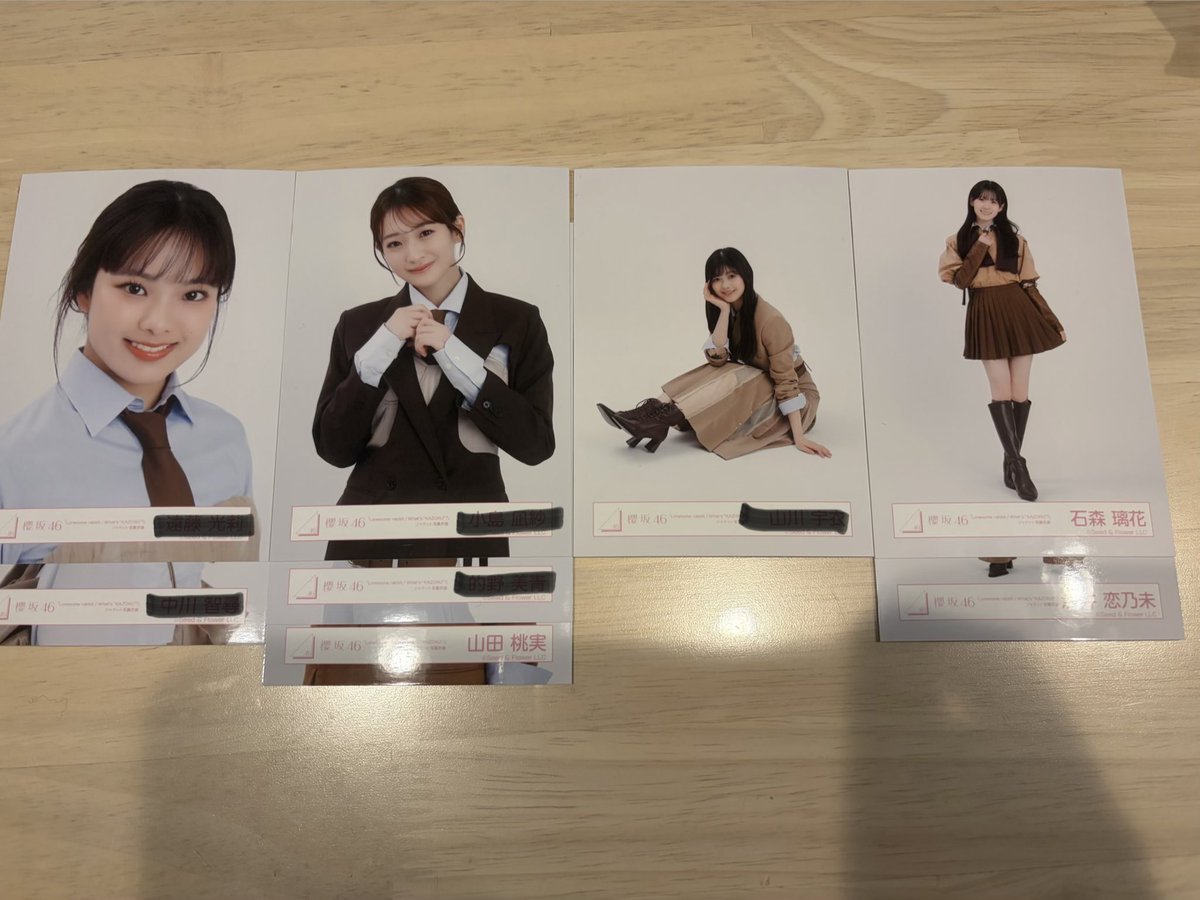 9da1i's tweet photo. 櫻坂46 グッズ 生写真 トレード 交換

【求】 画像3（熱望優先）
【譲】 画像1.2（過去物お声掛けください）

郵送でのトレ希望です📮
お気軽にお声掛けください🍀 https://t.co/Q8TGNgA5U1