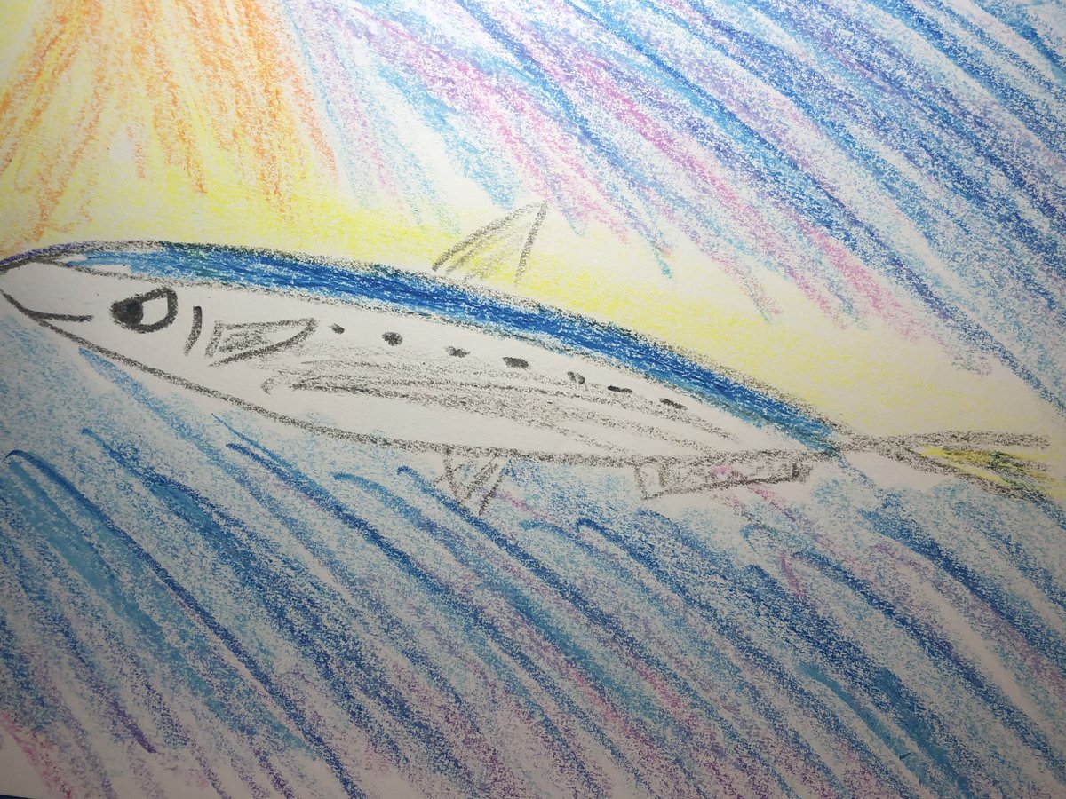 hironpa002's tweet photo. 元気なイワシ

#絵描きさんと繋がりたい 
#BorderlessArt
#DisabilityArt
#OutsiderArt https://t.co/tN1pm9pzCV