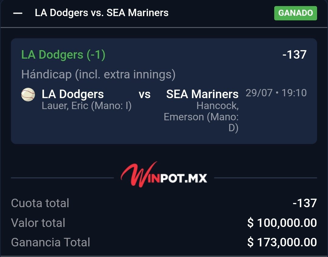 ChapitoApuestas's tweet photo. SE PRENDIÓ EL CERRO 🔥🔥🔥 !!

GANAMOOOOOS OTRA VEZ MI STAKE 100 CHINGONES ✅️💎 !!!

VAMOOOS PERFECTOS, GANANDO TODOS LOS QUE LES HE COMPARTIDO 🤌 !!

EL DINERITO QUE HEMOS GANADO JUNTOS ESTOS DÍAS 💰 !!

A COBRAAAAAAR MIS CHINGONES ❤️ !!! https://t.co/RDaNUqlix4