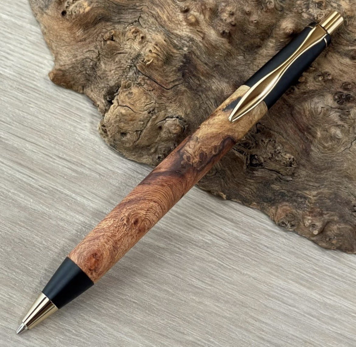 花梨瘤紅白 / OMOSINPEN / 約36g 真鍮ウエイト重量アップモデル