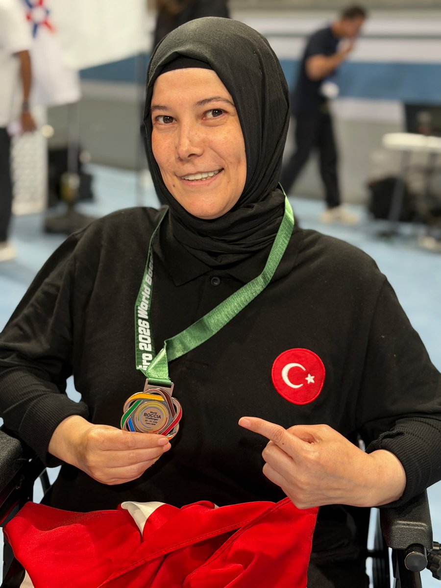 trtsporyildiz's tweet photo. 🥎 Mısır'da düzenlenen Dünya Boccia Challenger Turnuvası'nda para milli sporcularımız, 2 altın ve 1 bronz olmak üzere toplam 3 madalya kazandı.

🇹🇷 Öner Bozbıyık 🥇
🇹🇷 Havva Alyurt 🥇
🇹🇷 Fatma Gürbüzer 🥉

👏 Sporcularımızı tebrik ediyoruz. https://t.co/pQzrnMSpFS