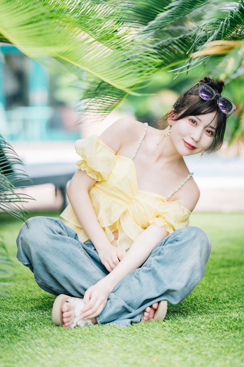 Blugirl BLUMARINE ブルマリン正規品　ファー襟 新品 42 SUMMER Collection🏝️✨