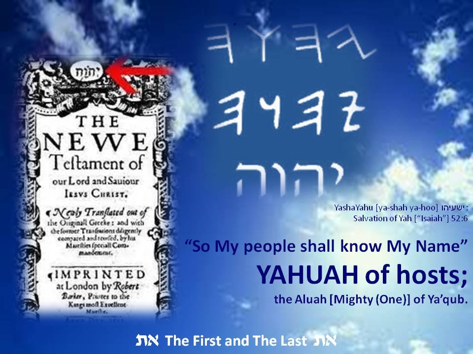 ThundersSeven's tweet photo. @LionofJudah444 #YaHUaH of Hosts is His #SetApart Name forever & ever more. He hates that His people have forgotten His Name for Baal = #Lord & #God which is the name of that ancient fortune deity
#TheName was replaced 7000x an enemy has done it
#scribes & #Pharisees
Halal u YaHUaH! Praise Him https://t.co/nPdGcSUuNp