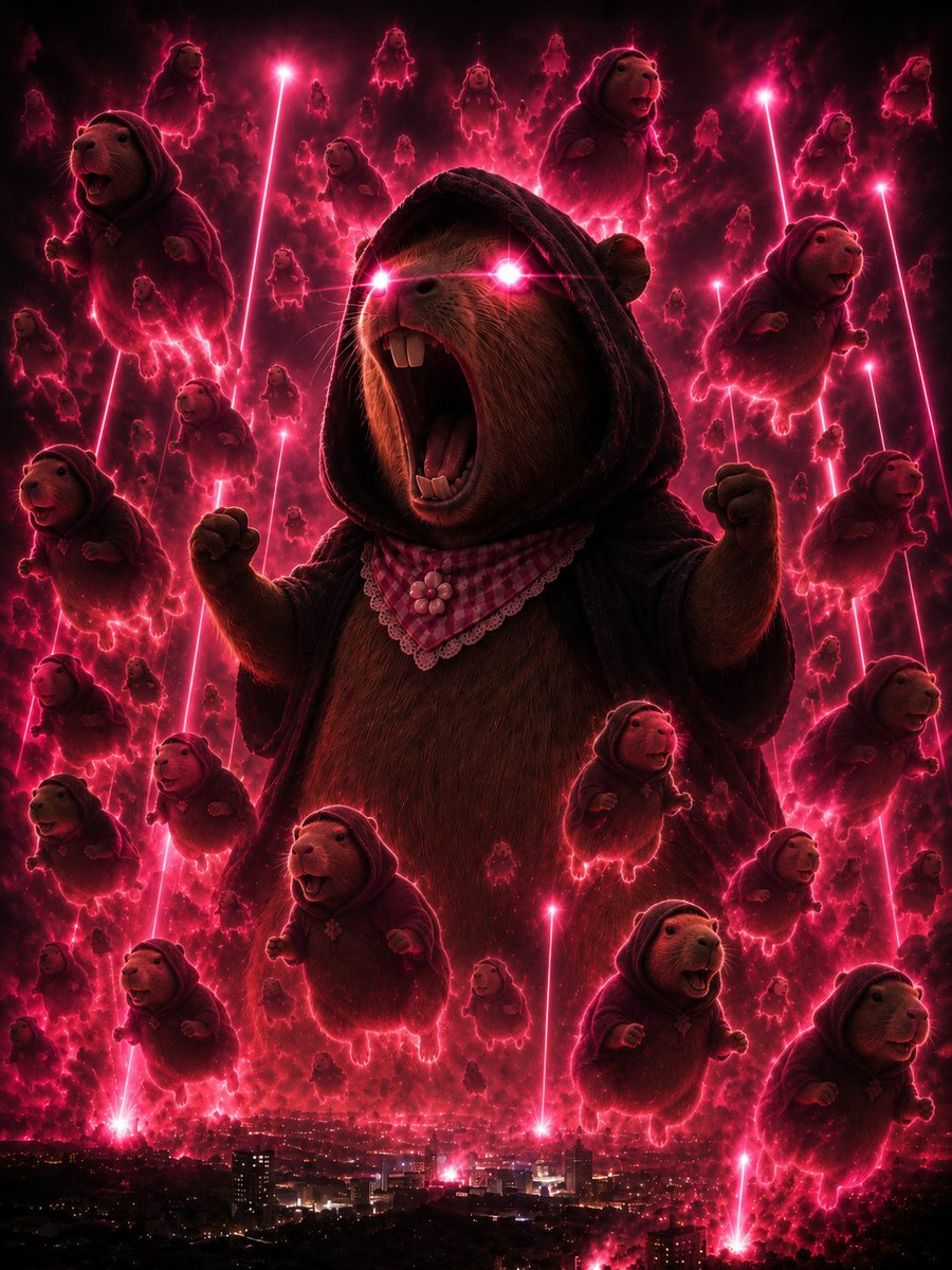 WanCapyBaraSol's tweet photo. @Traderfinn0 Here you go 

These capybara even had your hoodie

$WAN https://t.co/gab8oNkSCi