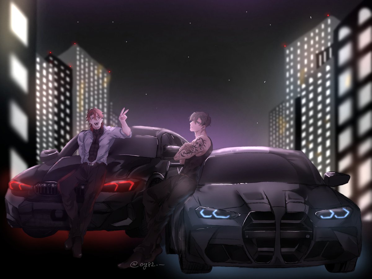 Shachi_kan's tweet photo. インスタの相方ちゃんのキャラお借りしたやつ🏎️　車描くの超絶楽しぃ⤴️❣️二人ともBMW大好き人間で将来ツーリングを約束している…

#BMW #イラスト #illustration #carillust #絵描きさんと繋がりたい https://t.co/H2wZnb4nyy