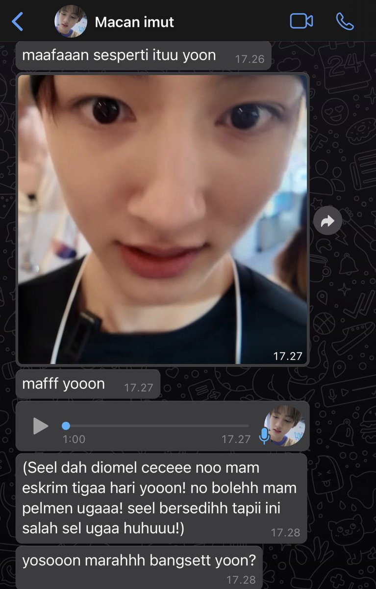 stellarhazelv's tweet photo. Sesel harus apa ya biar Yoyon maafin dia? ☹️ https://t.co/KiTAiD5TPb