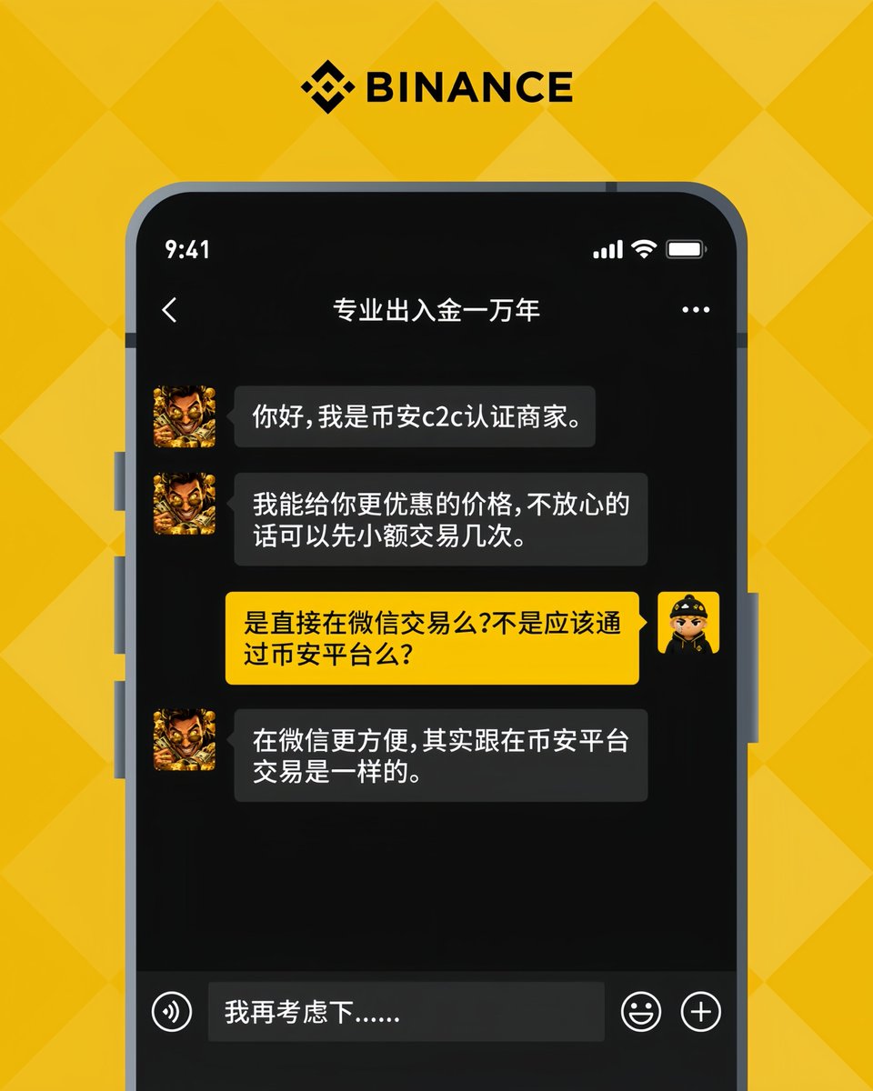 binancezh's tweet photo. 💣#币安安全星期四 扫雷游戏！

你能找出图中“C2C商家违规交易”的全部风险点吗🕵️？

🪤不在币安交易就有更优惠汇率？不对！有问题！

评论区留下你认为的风险点带 #币安安全星期四 RT，抽 3 位送出 40U 安全奖励⬇️ https://t.co/h29ccCO2xE