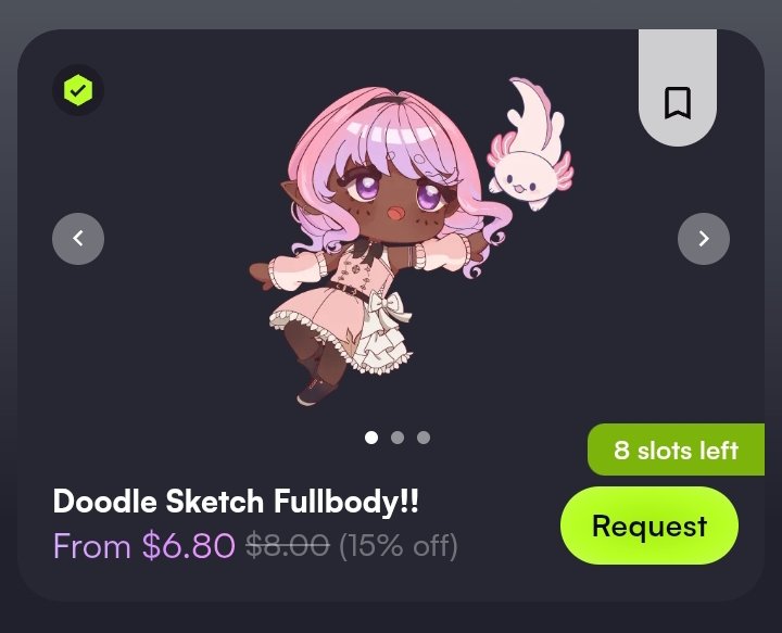 Loveryart's tweet photo. GUYSSS MY DODDLE SKETCH FULLBODY DISCOUNT WILL END SOON(⁠ʘ⁠ᗩ⁠ʘ⁠’⁠) QUICK! GO GET URS NOWW

(⁠⑉⁠⊙⁠ȏ⁠⊙⁠) https://t.co/2HwCDtPW8i

#artmoots  
#vgenartists
#commission  #arts https://t.co/XFZSlmkjRc