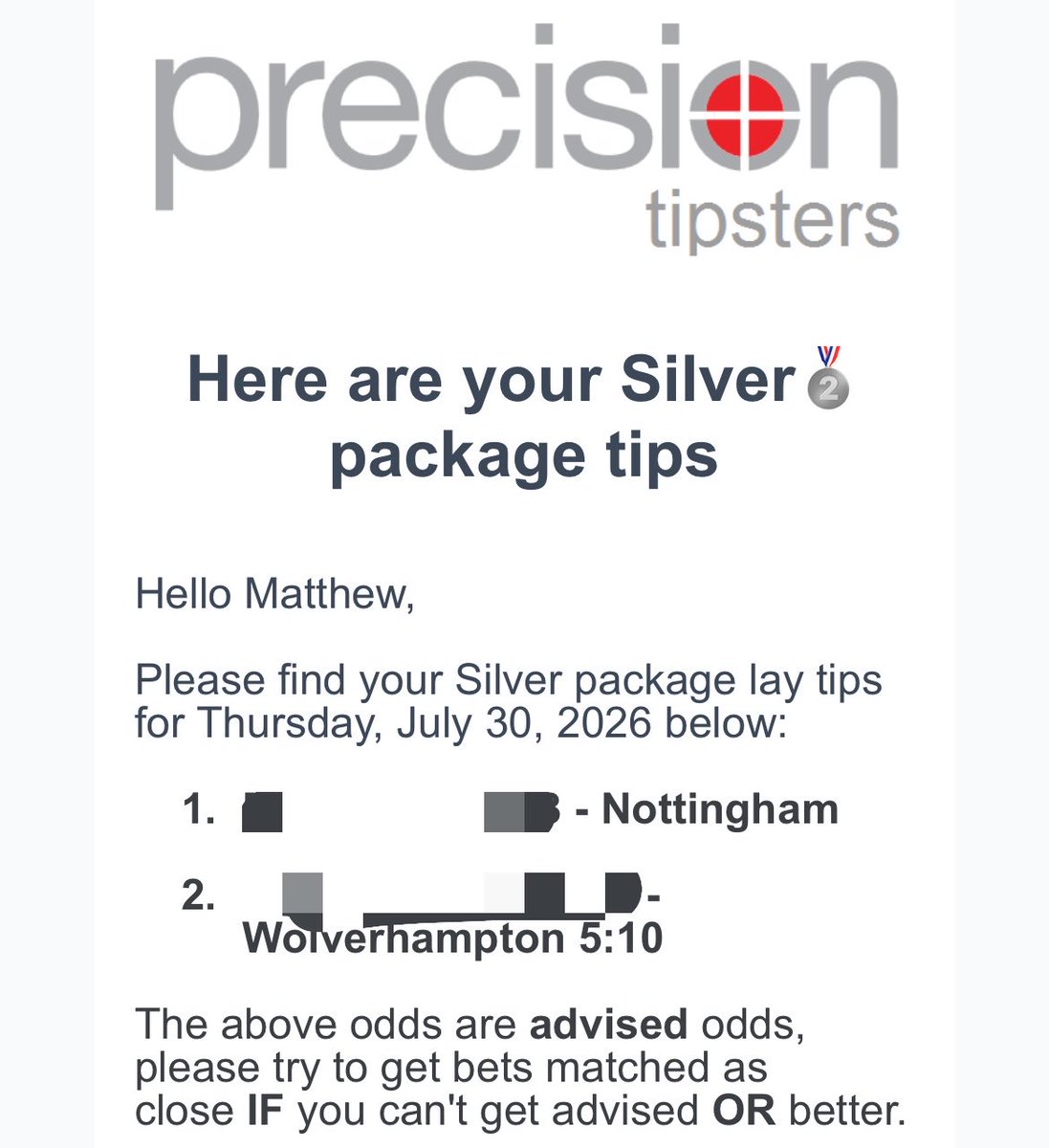 Precisiontips1 tweet picture