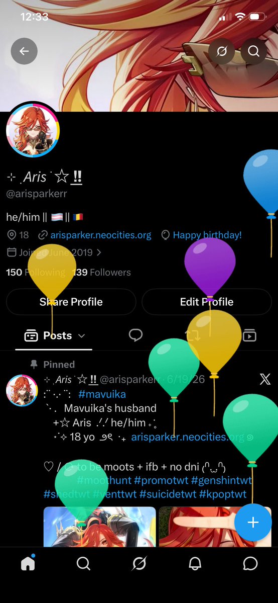 arisparkerr's tweet photo. omg yay balloons https://t.co/1ozQk67HSo