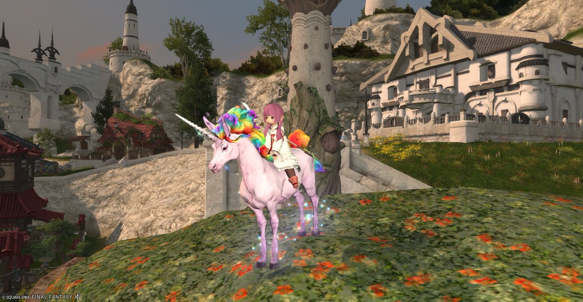 ff14roseheart's tweet photo. twitch キャンペーンのマウン���ゲットしました😄
レインボーのユニコーンｶﾜ(・∀・)ｲｲ!! https://t.co/5hgqpPznrK
