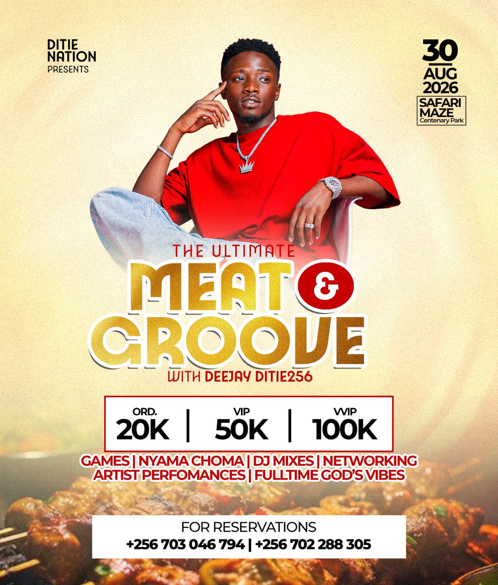 afrogospelfiest's tweet photo. Tag your squad and we link up π€π₯
@deejayditie256 π§πΆπΊπ¬ says so!!!
#AfroGospelFiesta #UltimateMeatAndGroove26 #ChristianEventsUpdate https://t.co/JSJdGQ1Aq0