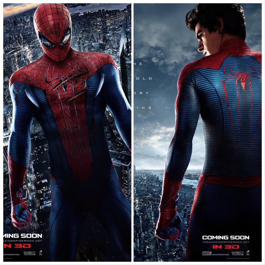 dattebayoun's tweet photo. i fr didn’t know the andrew garfield spiderman suit was so tuff. the longgggg spider legs #ohman https://t.co/Gd6G4uOysM