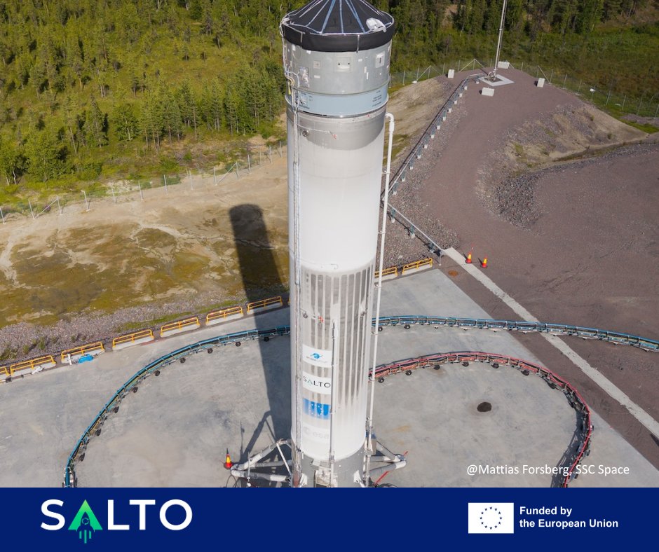 projectsalto's tweet photo. Europe's reusable launcher demonstrator Themis has successfully completed a flight chronology rehearsal at Esrange Space Center in Sweden, bringing the upcoming Hop Test one step closer. Test was conducted in the scope of EU-funded project SALTO. 📍https://t.co/mEGv8qM02i https://t.co/a6sV6wRlG1