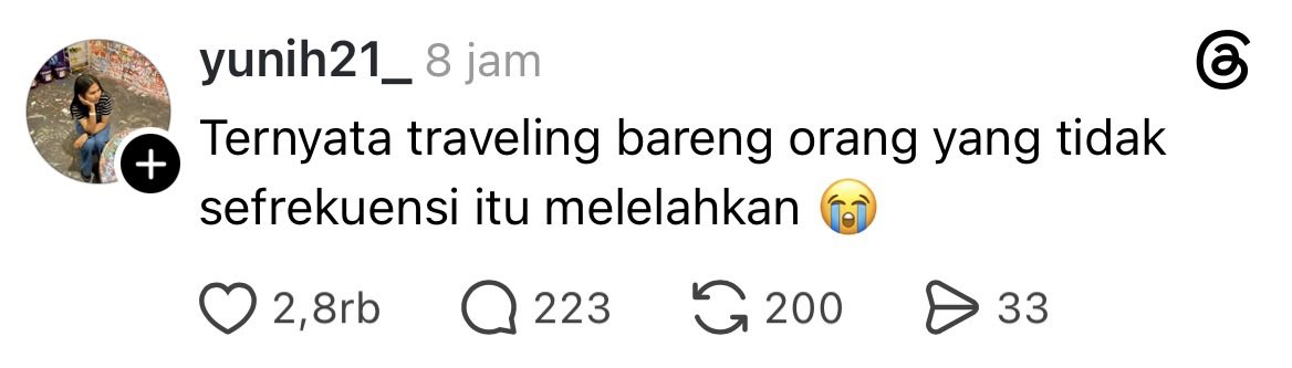 gemistale's tweet photo. dulu aku pernah liburan sama temenku yang orang have,
bagi aku liburan kali itu PRECIOUS banget karena terakhir kesitu udah lama sama papaku yg udah gaada 😔😔

aku ajak lah dengan excited buat ke satu destinasi wisata. di hari-h, dia baru bangun jam 9 dan malah santai banget siap-siapnya karena kata dia bisa agak sore.

pas udah sampe tempatnya, aku usahain, urusin semua tiket dsb nya. pas sampe di atas (di tempat liat pemandangan), dia ketawa doang bilang

“gini aja?? kirain apa banget sampe lu excited segitunya.” ☺️