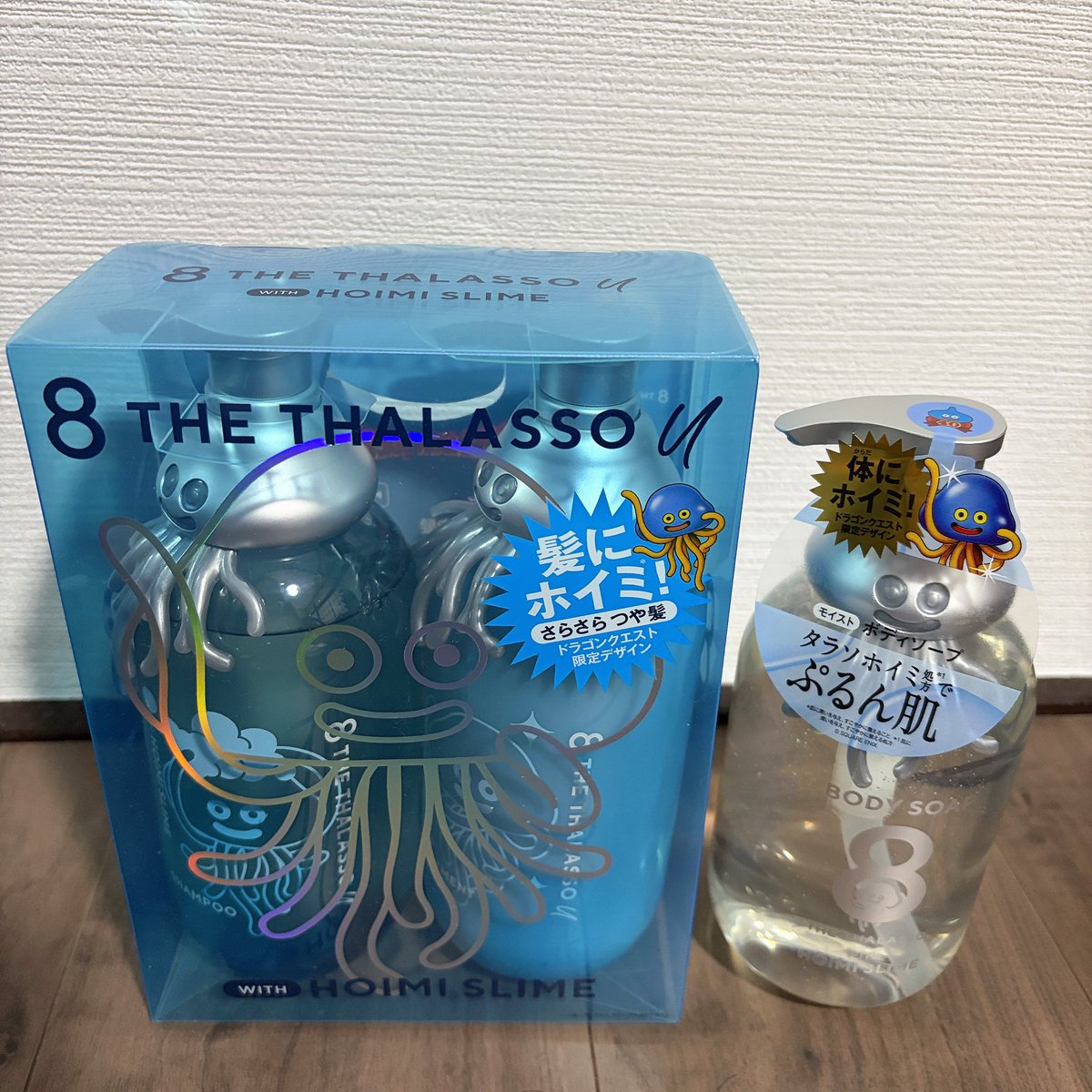 xoox461's tweet photo. ドラクエのシャンプーとボディソープ届いた！可愛い〜！！ https://t.co/7jcwZkCKbH