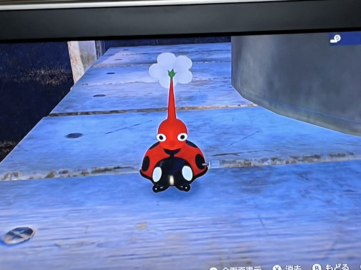 Valove_0508's tweet photo. 久しぶりに、ピクミン 4をプレイしていて、
ゲーム自体がアップデーされてるの前々から知ってたから、いつかやりたいなぁ…って思ってやっと遊べた。

デコピクミン 登場！かわゆい💖 https://t.co/ZWpqO2Sbz8