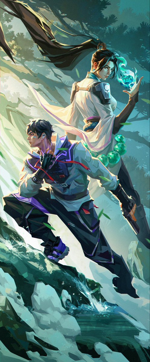 cary_xing's tweet photo. 竹涧青松 #VALORANT #ValorantArt #VALORANTFANART https://t.co/e33NCaUoO5