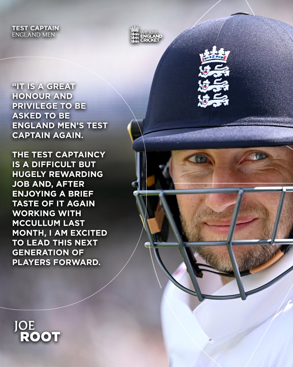 englandcricket's tweet photo. Welcome back, Captain Rooty! 🫡 https://t.co/4ON5pFmKnu