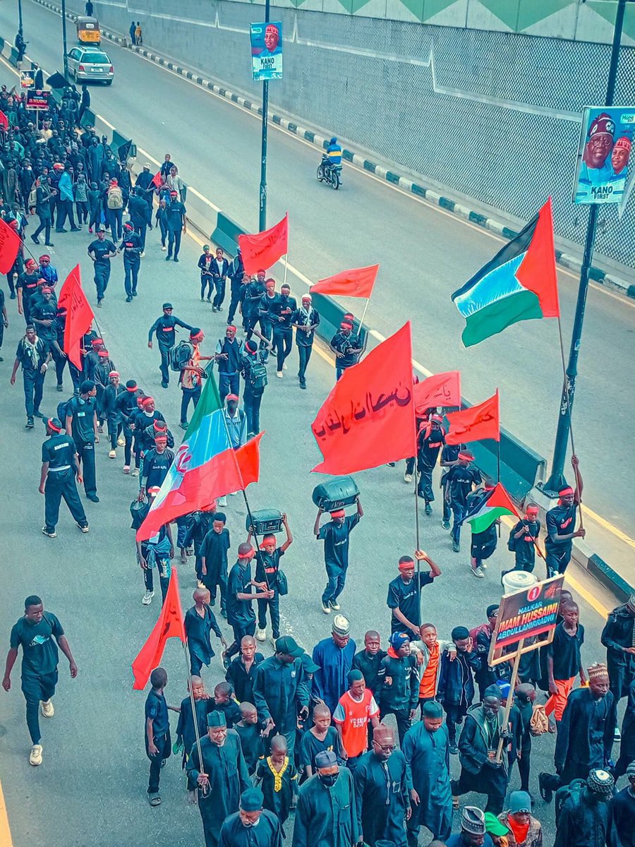 AdamARog's tweet photo. #ArbaeenWalk2026 from Kano axix this morning. 
#LabbaikaYaHussain https://t.co/SEvC59RUNQ
