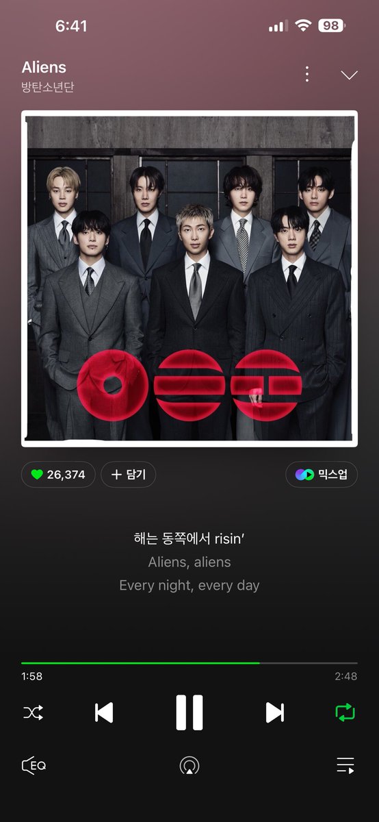 cnonchoni's tweet photo. 이쯤에서 에일리언으로 기깔난 뮤비한편 말아오길 진심으로 빌어🙏🏻 봅니다 소년단 녀러분~~~

#방탄소년단 #BTS #BTS_Aliens @BTS_twt https://t.co/Dhz8L3gkcq