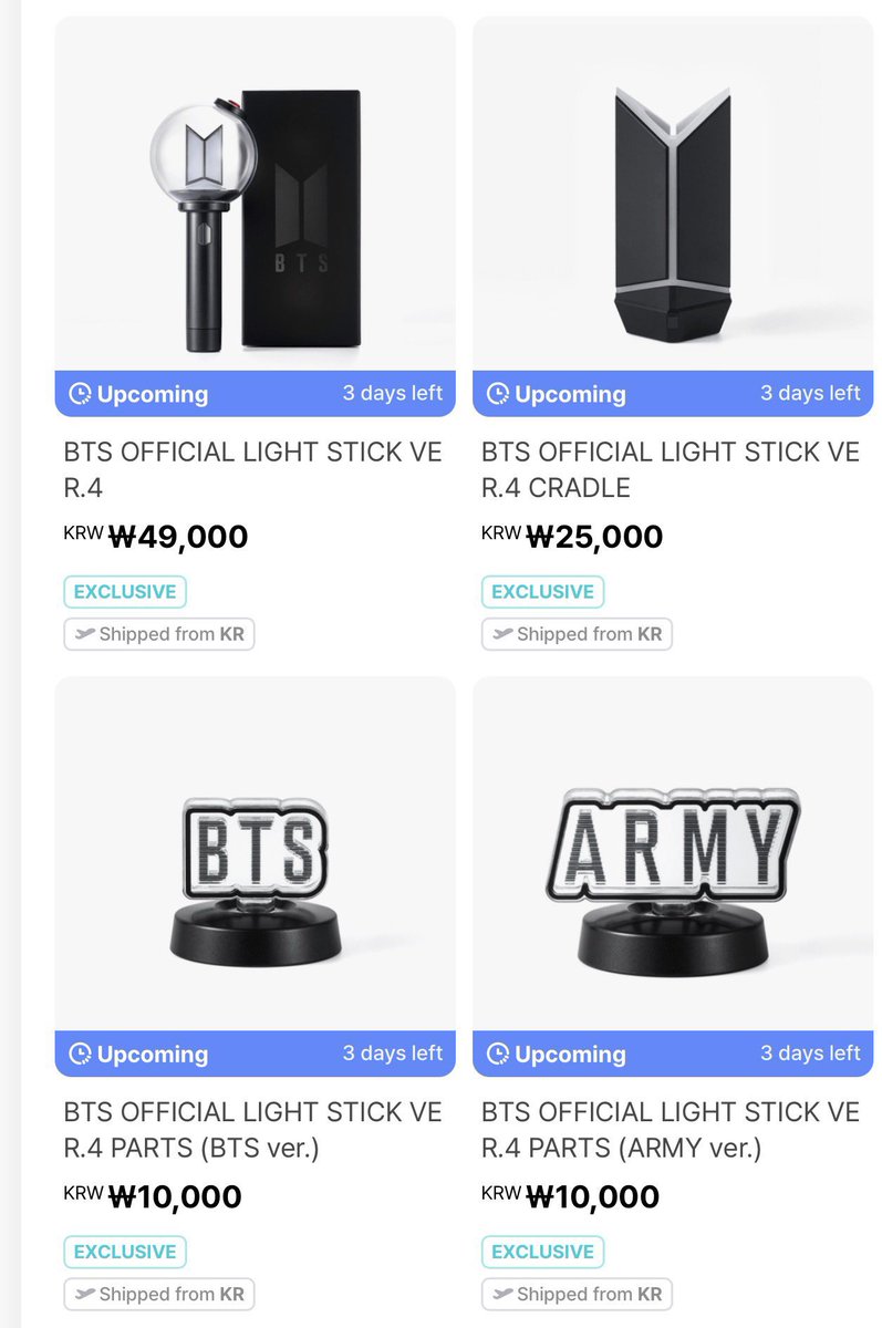 minminshop3012's tweet photo. [ PRE ] แท่งไฟ BTS Ver. 4

Light stick : 1,390
Cradle : 750
Parts ( BTS / ARMY ) : 330

✅ ใช้แอคลูกค้ากด
🎉 รับมัดจำ 100-500 
🚢 ส่งเรือ 20-30 วัน
📦 EMS 50 บาท
👉 สั่งซื้อ DM หรือ ทักไลน์

#ตลาดนัดBTS #แท่งไฟบังทัน #แท่งไฟBTS https://t.co/OnNc4TA4bH