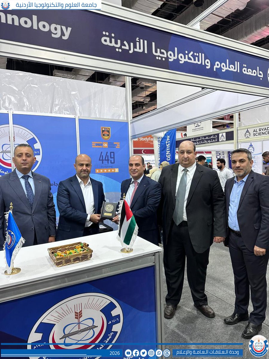 JUSTEDUJO's tweet photo. جامعة العلوم والتكنولوجيا الأردنية تشارك في المعرض الدولي للجامعات Edugate 19 لتعزيز استقطاب الطلبة الوافدين
https://t.co/2bStGRvGLG...
#جامعة_العلوم_والتكنولوجيا_الاردنية
#jordan_university_of_science_and_technology https://t.co/nSriSeJ5RN