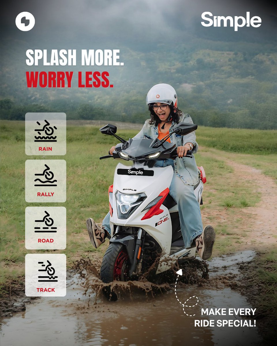 Simple_Nagpur's tweet photo. When life gets complicated, ride till it feels Simple again.⚡🛵

Some roads lead to destinations. Others lead to memories. 

📍Visit the Simple Energy Store, Gawande Layout, Nagpur
📞+91 77220 99981

Book your test ride today and feel the future.

#SimpleOne #Nagpur #BookNow https://t.co/TgaDndVWJz