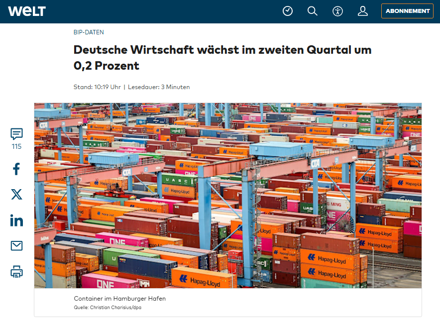 coolservativ's tweet photo. AfD: "Deutschland geht unter."

Realität: "Die jüngsten Konjunkturdaten wiesen zuletzt alle nach oben. Industrieaufträge, Produktion, Exporte, Baugenehmigungen und Einzelhandelsumsatz zogen jeweils an. In ⁠der Industrie ​sind die Auftragsbücher mittlerweile so gut gefüllt ‌wie noch nie seit Beginn der Statistik 2015. Auch die Reichweite des Auftragsbestands liegt mit 8,9 Monaten auf Rekordniveau. 'Im Schatten des Krieges im Nahen Osten zeichnet sich endlich eine Trendwende in der deutschen Industrie ab“, sagte ING-Chefvolkswirt Carsten Brzeski.'"

Und ja, in den kommenden Monaten muss wieder Wirtschafts- und Steuerpolitik ins Zentrum der Aufmerksamkeit, während man parallel die beschlossenen Reformen bei GKV/Pflege- und Rentenversicherung umsetzt. Für Unternehmen und Mittelstand muss noch viel mehr getan werden. Und hoffentlich findet sich eine Lösung für das Iran-Problem in der Straße von Hormus. Was wir in Deutschland aber tun können, müssen wir tun: Stück für Stück muss Deutschland wieder nach vorne gebracht werden.⚫️🔴🇩🇪